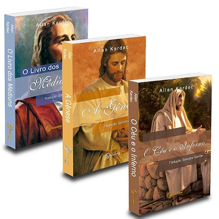 Kit O Livro dos Médiuns + A Gênese + O Céu e O Inferno
