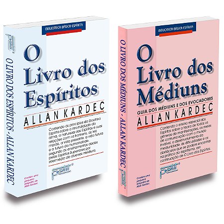Kit O Livro dos Espíritos + O Livro dos Médiuns