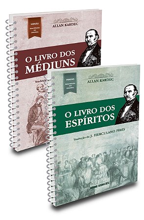 Kit O Livro Dos Espíritos + O Livro dos Médiuns - Espiral