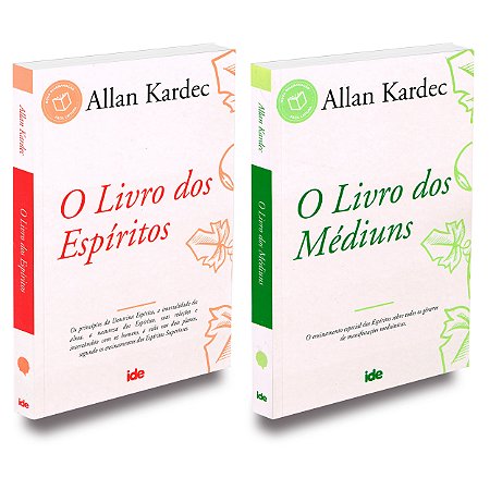 Kit O Livro dos Espíritos + O Livro dos Médiuns