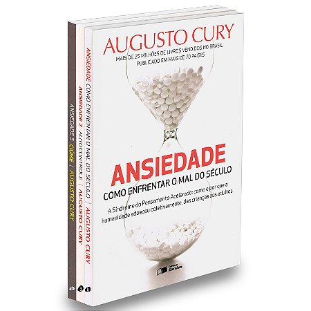Kit Ansiedade - 3 volumes - Augusto Cury