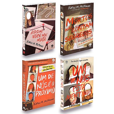 Coleção Um de Nós Está Mentindo-4 Livros