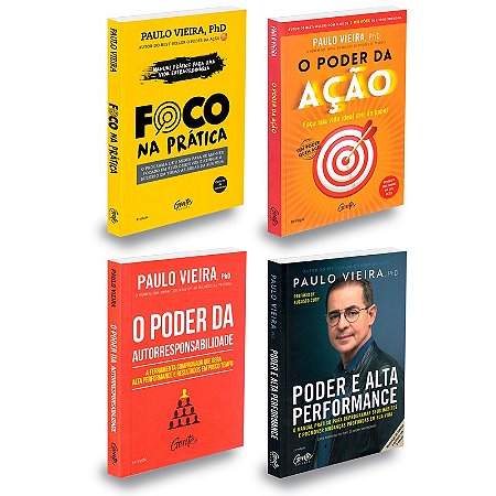 Kit Paulo Vieira - Os Livros que vão Mudar sua Vida - 4 Livros