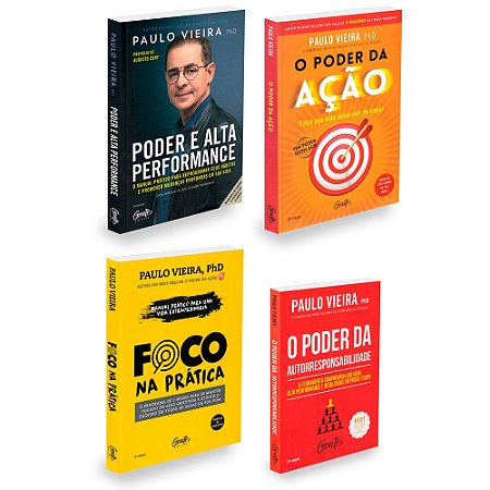 Kit Paulo Vieira - Os Livros que vão Mudar sua Vida - 4 Livros