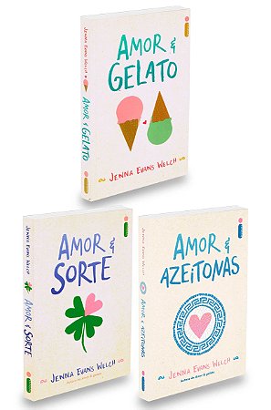 Kit Amor e Gelato - 3 Livros Novos