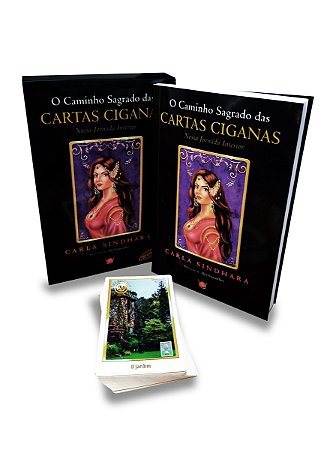 O Caminho Sagrado das Cartas Ciganas  - tarô + livro