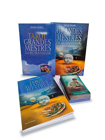 Kit Tarot-Grandes Mestres Da Humanidade + Livro Grandes Mestres Da Humanidade