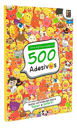 500 Adesivos - Emotions Divertidos