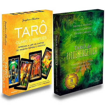 Kit Tarô Claro e Simples + Tarô da Fitoenergética