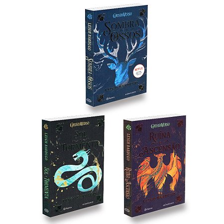 Trilogia Completa Sombra e Ossos com 3 Volumes Série Netflix
