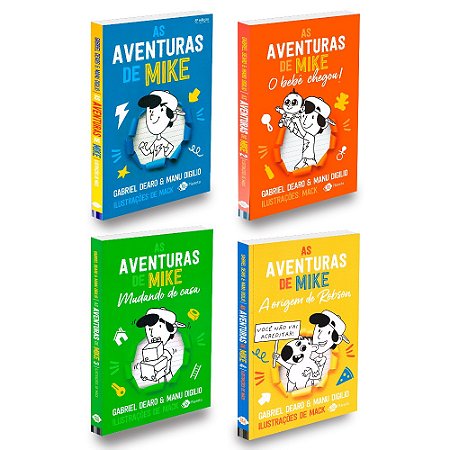 Livro As Aventuras De Mike - Coleção Completa  - Vol 1 a 4