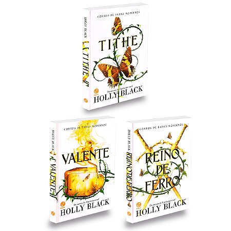 Série Contos de Fadas Modernos, volumes 1 a 3 - Holly Black - capa dura