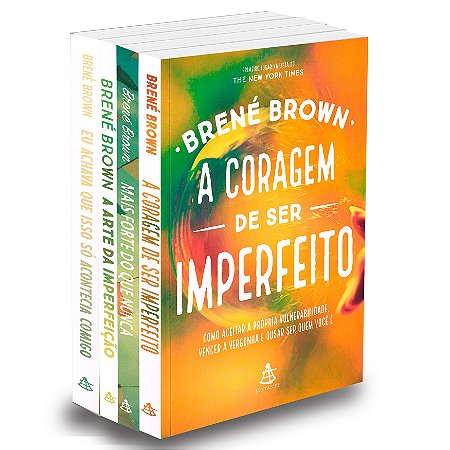 Kit A Coragem de Ser Imperfeito - 4 Livros