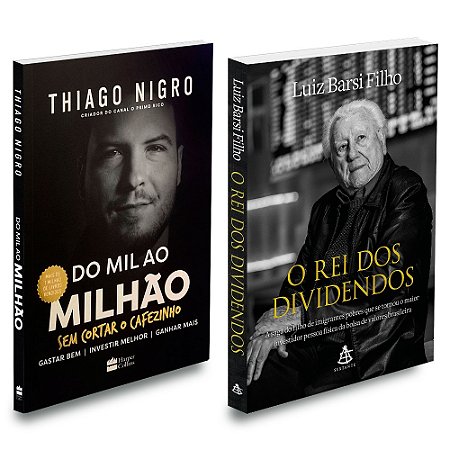 Kit Livro O Rei Dos Dividendos + Do Mil Ao Milhão