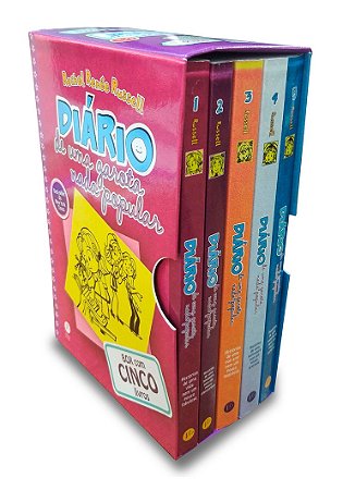 Box Diário de Uma Garota Nada Popular (Vol 1 a 5 ) - Edição Bolso