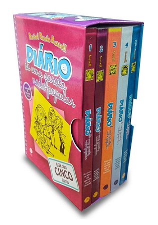 Box Diário de Uma Garota Nada Popular (Vol 1 a 5 ) - Edição Bolso