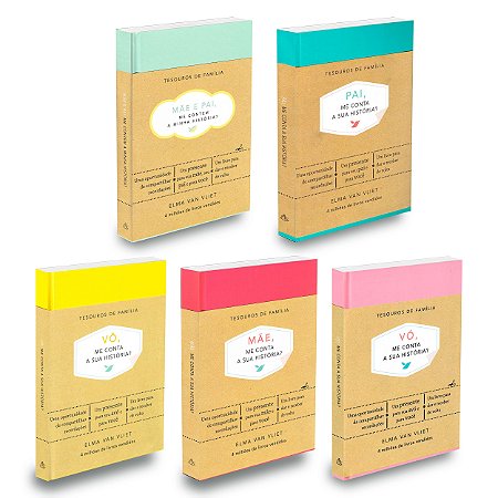 Me conta a sua história? Coleção Tesouros de família - 5 livros