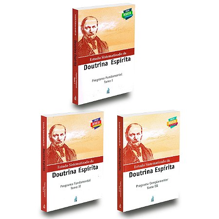 Kit Estudo Sist. da Doutrina Esp.-Prog. Fundam. Tomo 1,2,3