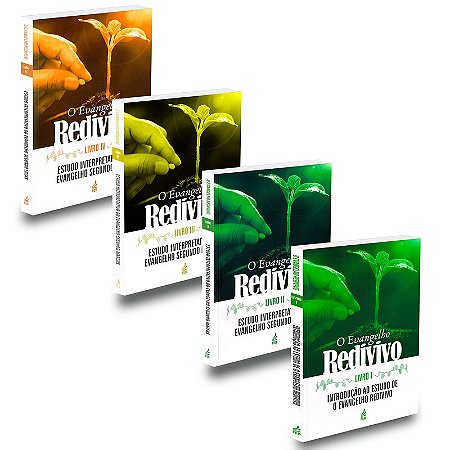 Kit 4 Livros - Evangelho Redivivo - Vol.1 a 4