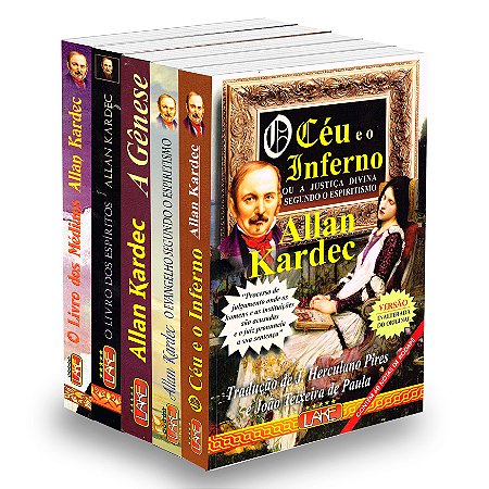 Coleção 5 Obras Básicas De Allan Kardec Normal