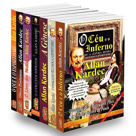 Coleção 7 Obras Básicas De Allan Kardec Normal