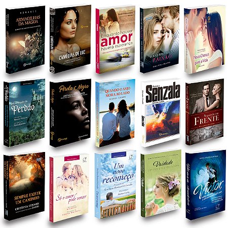 Kit 15 Romances Espíritas que Tocam o Coração