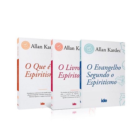 Kit 03 livros O Evangelho Segundo o Espiritismo - Livro dos Espíritos e O Que é o Espiritismo