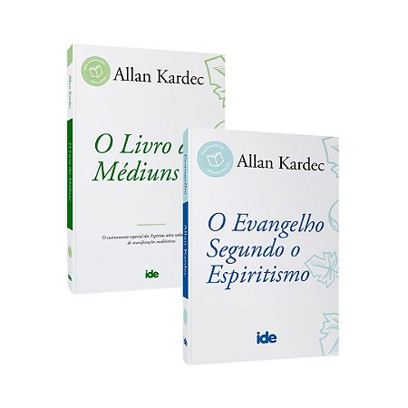Kit O Evangelho Segundo o Espiritismo + O Livro dos Médiuns