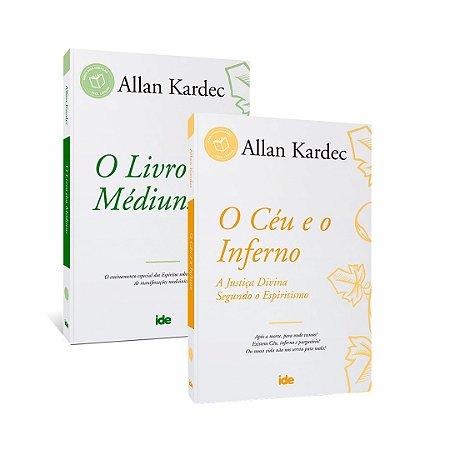 Kit O Céu e o Inferno + O Livro dos Médiuns
