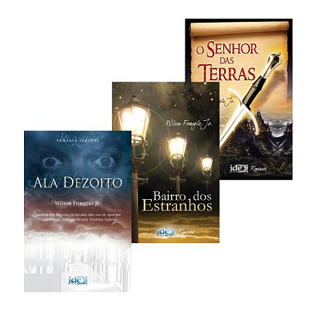 Kit Romances Espíritas: Entre Dois Mundos ( Ala Dezoito, Bairro Dos Estranhos E Senhor Das Terras) W