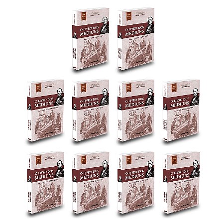 Kit 10 O Livro Dos Médiuns - 10 Livros