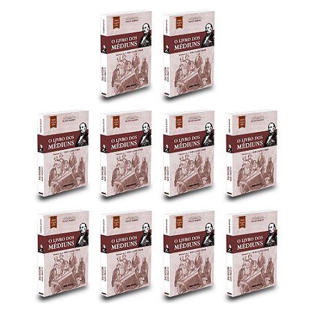 Kit 10 O Livro Dos Médiuns - 10 Livros