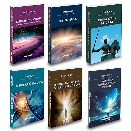 Coleção Leon Denis - 6 livros