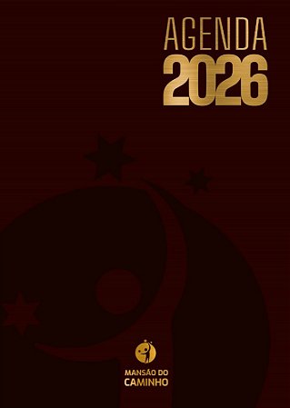 Agenda Bordô Institucional da Mansão do Caminho 2026 - Capa Dura