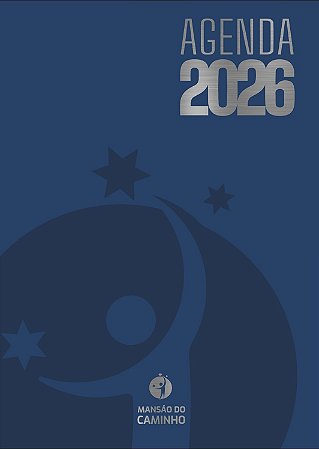Agenda Azul Institucional da Mansão do Caminho 2026 - Capa Dura