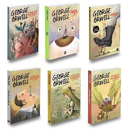 Kit 06 Livros George Orwell - Completo