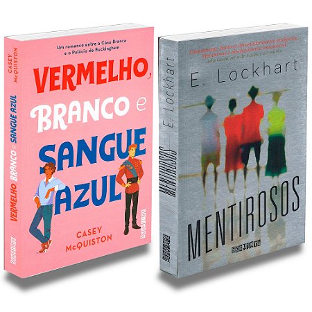 Livro Kit Vermelho Branco e Sangue Azul + Mentirosos