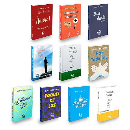 Kit 10 Livros de Mensagens - Bolso