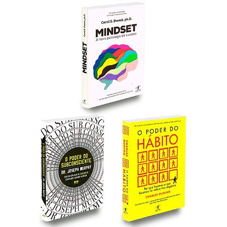 Kit Mindset+ O Poder do Subconsciente + O Poder do Habito