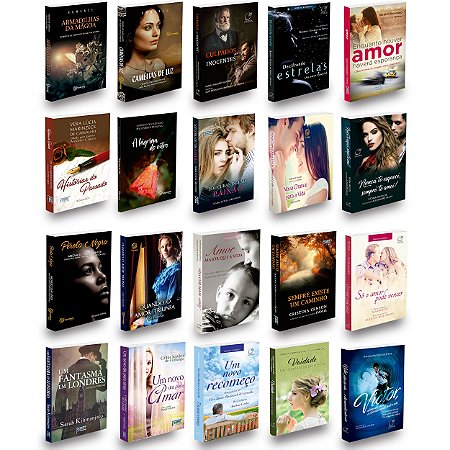 Kit 20 Romances Espíritas que Tocam o Coração