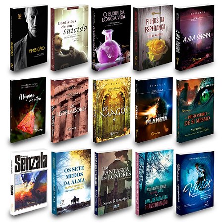 Kit 15 Romances Espíritas