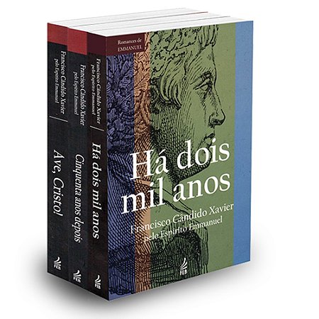 Kit Saga Emmanuel - Trilogia que Inspirou o Filme - Três vidas históricas nos séculos I, II e III d.