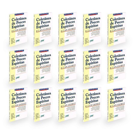 Kit 15 Coletânea de Preces Espíritas