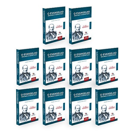 Kit 10 O Evangelho Segundo o Espiritismo - Letras Gigantes