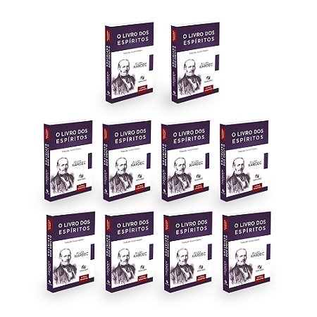 Kit 10 O Livro dos Espíritos - Letras Gigantes