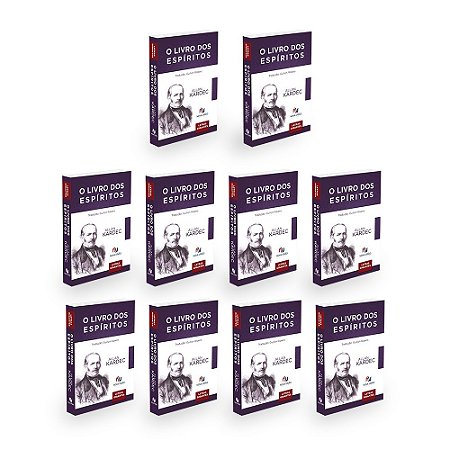 Kit 10 O Livro dos Espíritos - Letras Gigantes