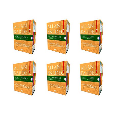 Kit 6 Box Especial Allan Kardec