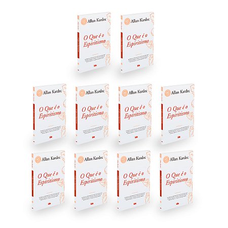 Kit 10 O Que é o Espiritismo - Normal 14 X 21