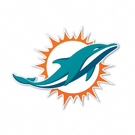 Placa Decorativa Licenciada NFL - Miami Dolphins