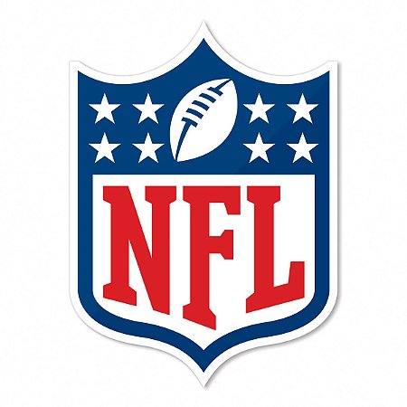 Placa Decorativa Licenciada - Logo NFL